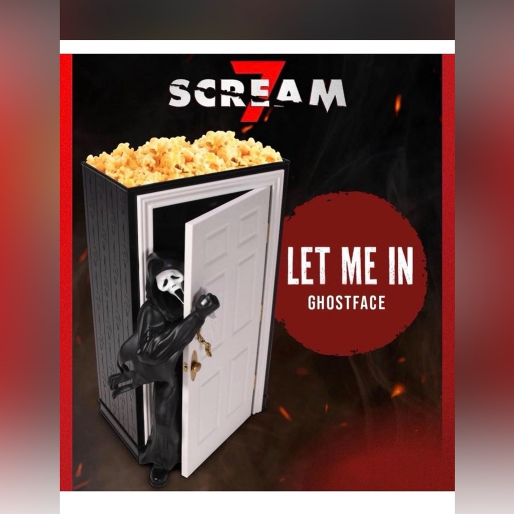 Scream 7 Ghostface Popcorn Bucket